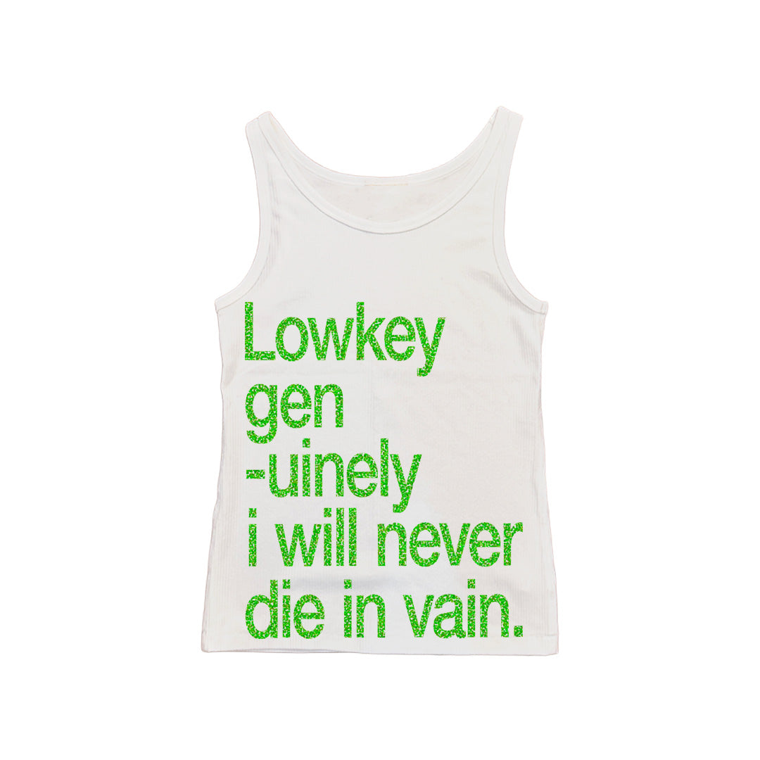 LOWGEN GLITTER TANK